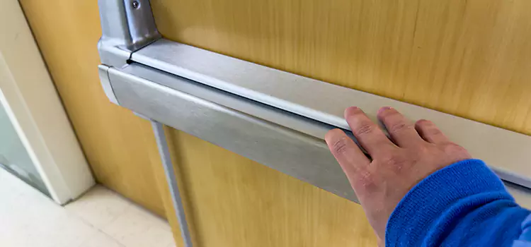 Installing a Push Bar on a Door Southbridge